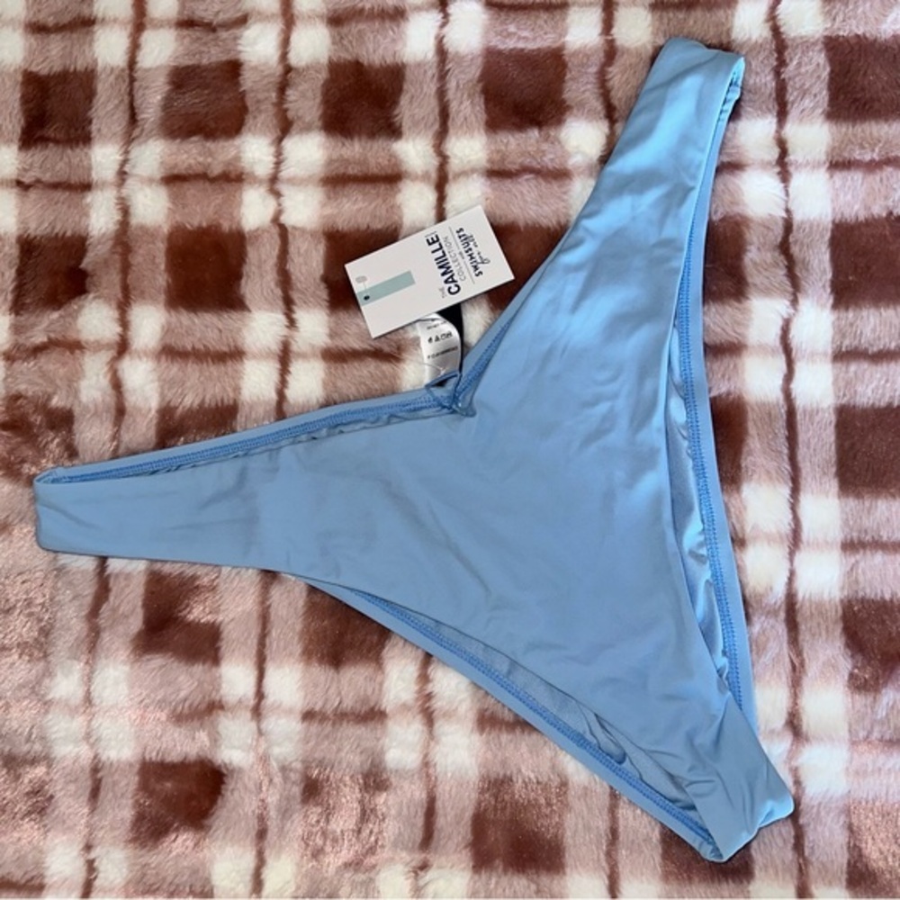 NWT Swimsuits for All Light Blue Smooth Bikini Bottom | 1XL